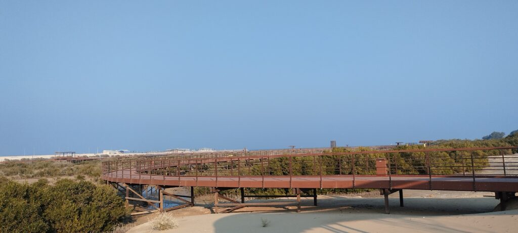 Al Mugheirah Bay boardwalk,